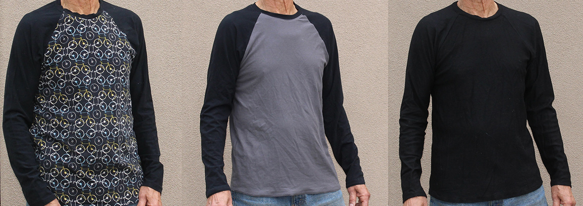 Sewing Pattern Jalie 3669 - NICO - Men's Raglan Tees